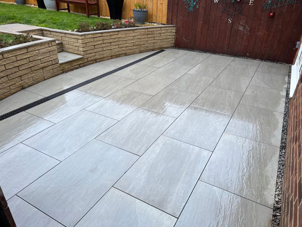 porcelain patio installers Durham