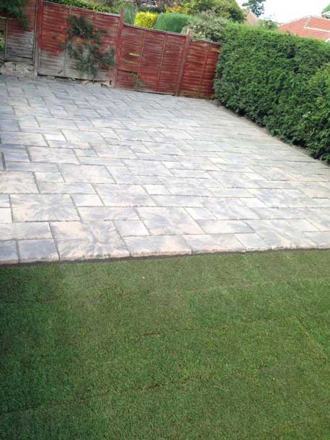 block paved footpaths Durham
