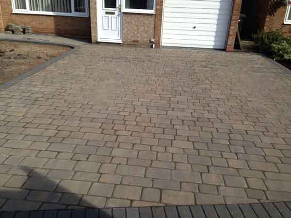 block paved footpaths Durham