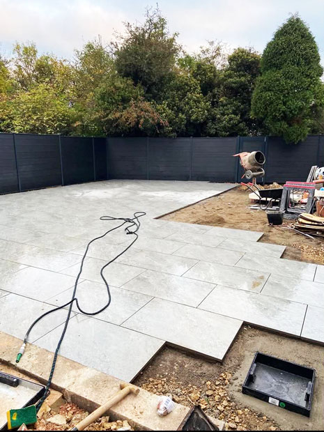 porcelain patio installers near me