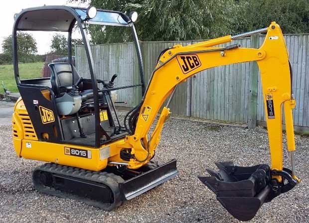 mini digger hire with driver Durham